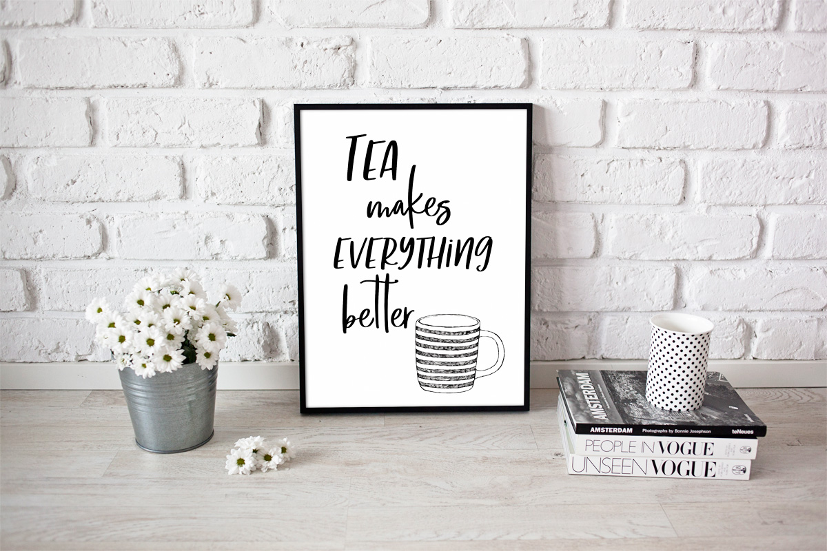 Tea Makes Everything Better Pixels And Thread